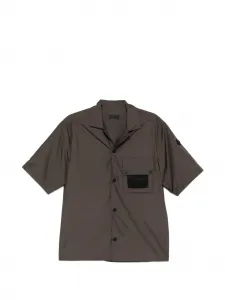 Рубашка с пуговицами и карманом Moncler, зеленый