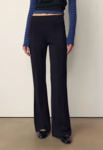 Брюки с мягкой на ощупь поверхностью Stradivarius, Black