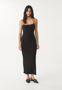 Платье Stradivarius LONG STRAPPY, Black