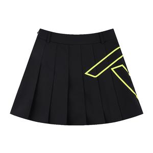 Повседневная короткая юбка женская "Европейский тур" осенняя черная