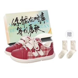 JimiXiong Низкие женские кроссовки красного цвета