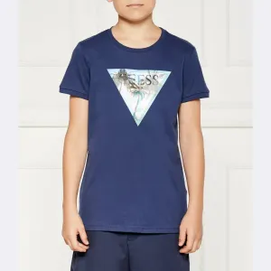 Футболка стандартного кроя Guess, синий