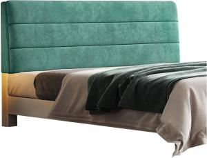 Подушка-подголовник для кровати LIANGJUN, клиновидная подушка для поясницы, мягкая подушка для чтения с застежкой-молнией, подходит для украшения дивана-кровати и дома, индивидуальный размер (цвет: голубой, размер: 155x60x5 см) CHIAPERINI, Cyan