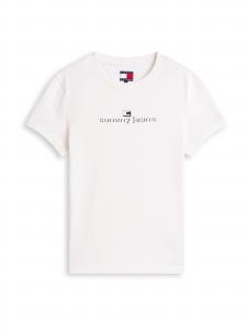 Tommy Jeans Футболка 'ESS' в белом цвете