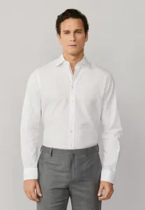 Поплин, англ. строг. простая формальная рубашка Hackett London, White