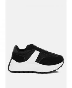 Кроссовки Squeaker Chunky Anti-Skid Lace Up London Rag, черный