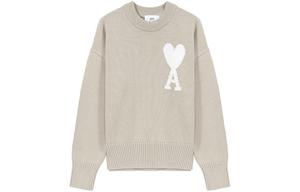 Ami Crewneck Sweater AMIPARIS, хаки