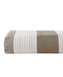 Вафельная занавеска для душа Ariana ombre, 72 x 72 дюйма Madison Park, taupe