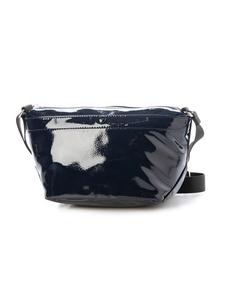 Сумка Cachecache / Мягкая эмалированная сумка через плечо в форме лодки