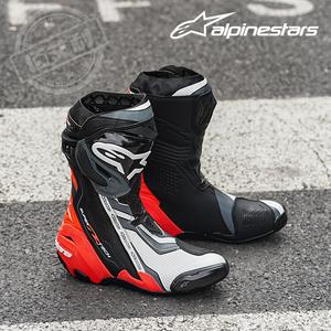 ALPINESTARS PROTECTS Мотоциклетные ботинки для езды, профессиональные гоночные ботинки, противоударные мотоциклетные ботинки fuji mountain supertech r черный красный флуоресцентный белый серый, размер 41
