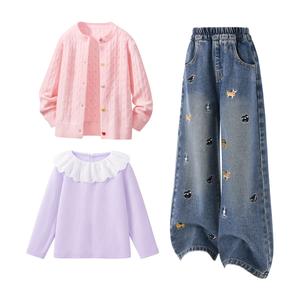 Детская повседневная спортивная одежда Disney, фиолетовый