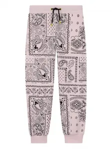 Спортивные брюки с принтом из коллаборации с Disney Marc Jacobs Kids, светло-розовый