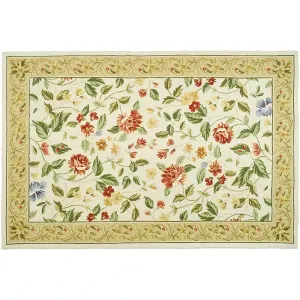 Шерстяной ковер ручной работы Chelsea Flora Safavieh, 138x199 см