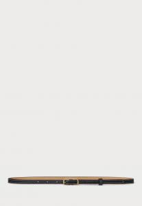 Ремень Polo Ralph Lauren DOUBLE BUCKLE LEATHER BELT, Black