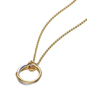 Pandora Золотое покрытие ожерелье Women's Multicolor