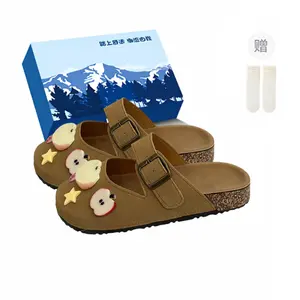 Fawn Miri Скользостойкие износостойкие закрытые тапочки женские хаки эксклюзивная коробка с носками, цвет Khaki-Exclusive Shoe Box-Includes Socks