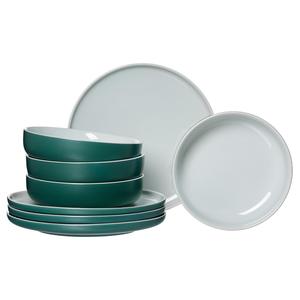 Ritzenhoff Breker Сервиз для стола, набор из 8 предметов, цвет «Яшма зеленый»