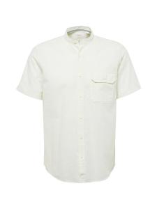 Рубашка на пуговицах классического кроя s.Oliver, натуральный белый