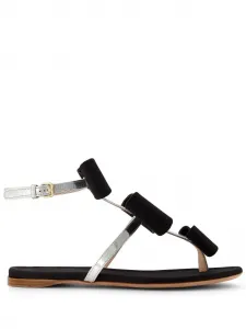 Сандалии с бантом Giambattista Valli, черный