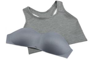 Спортивное нижнее белье женское дымчато-серое Nike