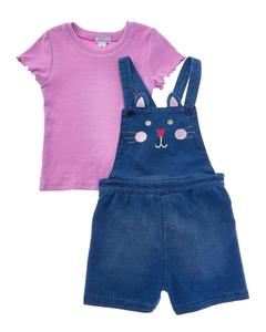 Flapdoodles Cat Shortall, мультиколор