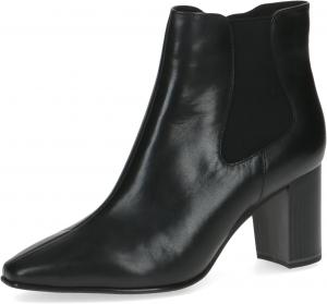 Женские ботильоны на каблуке с шнуровкой CAPRICE, Black (Black Nappa)