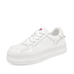 Низкие женские скейтерские кеды Kolumb, бежевый/черный