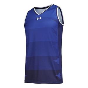 Спортивная футболка basketball jerseys 'blue' Under Armour, синий