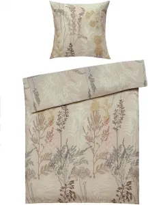 Постельное белье из сатина - 135 х 200 см - бежевый - коричневый - желтый - хлопок - на молнии HPI Home Product Import GmbH