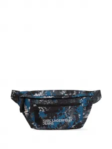 Поясная сумка с принтом по всей поверхности Karl Lagerfeld Jeans, черный
