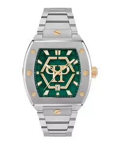 Мужские серебряные часы из нержавеющей стали, 44 мм Philipp Plein, silver