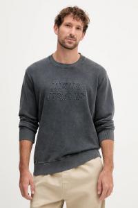 Хлопковая толстовка DARIUS CREW Pepe Jeans, серый