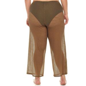 Плюс размер Jordan Taylor Прозрачные плавки с узором «елочка» Jordan Taylor