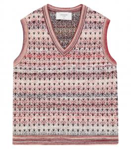 Жилет-свитер из смесовой шерсти Paade Mode, Wildberry Bordo White