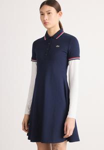 Платье Lacoste Jersey dress, Navy Blue/Red/White/Dark Blue