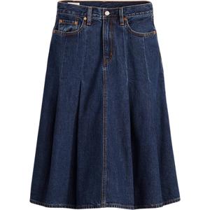 Плиссированная юбка миди Levis, темно-синий