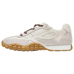 Женские повседневные туфли цвета экрю с эффектом жареного миндаля и износостойкими вставками 73Hours, Ecru