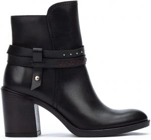 Женские кожаные ботильоны на высоком каблуке PIKOLINOS Rioja, черный