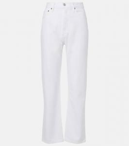 Джинсы прямые с высокой талией и зауженной линией бедер в стиле 90-х Agolde, Marshmellow