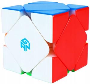 Оригинальный магнитный логический кубик Gan Skewb M + подставка Рубика Kostkoland
