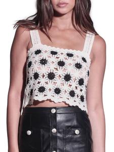 Майка-топ Beverly Crochet Walter Baker, цвет Cream Black