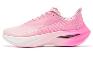 QIAODAN Кроссовки мужские розовые с амортизацией, противоскользящие, износостойкие, низкие, повседневные