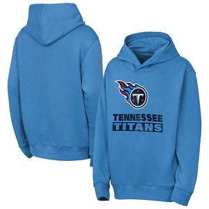 Худи Youth light blue Tennessee Titans Back to Basics Outerstuff