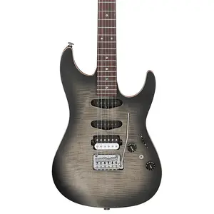 Ibanez TQM2 Tom Quayle Signature, угольно-черный градиент, матовый, с футляром