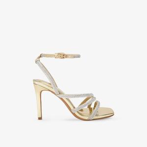 Сандалии на каблуке Kg Kurt Geiger Savanna с декором, золотой