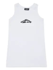 Платье Icon DSQUARED2 KIDS, белый