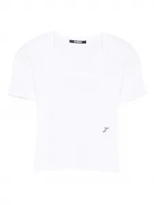 Футболка с U-образным вырезом JACQUEMUS, белый