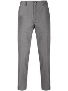 Incotex укороченные брюки чинос, серый