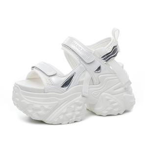 Пляжные сандалии женские Shoe cabinet floral language, White