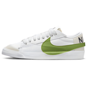 Кроссовки Nike Blazer Low 77 Jumbo белые с хлорофиллом